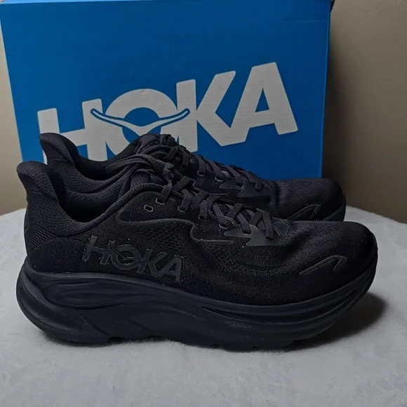 NIB Mens Clifton 10 Black/Black Sz 9D - Picture 3 of 8